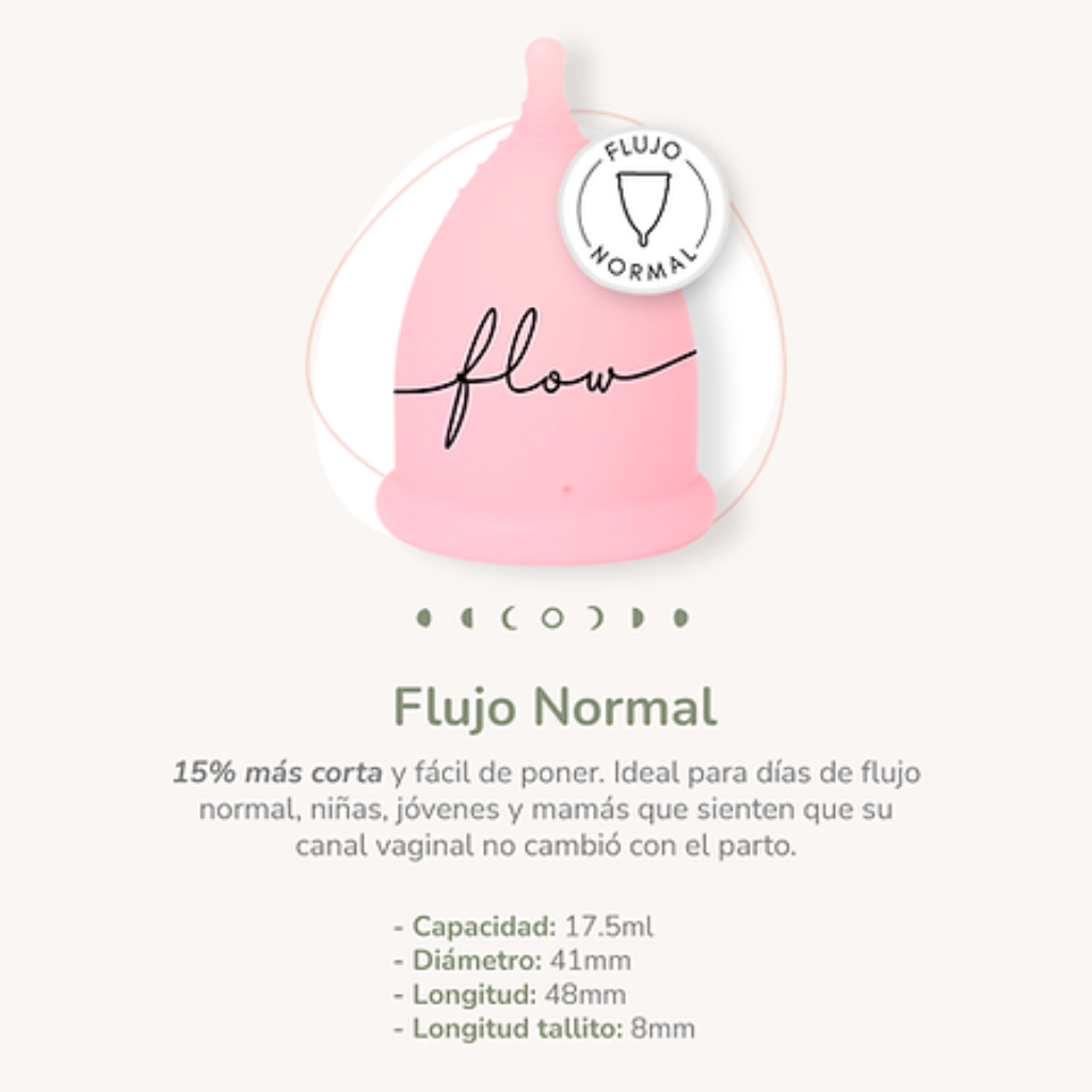 Copa Menstrual Flujo Regular - FLOWFEM - El Anaquel Verde
