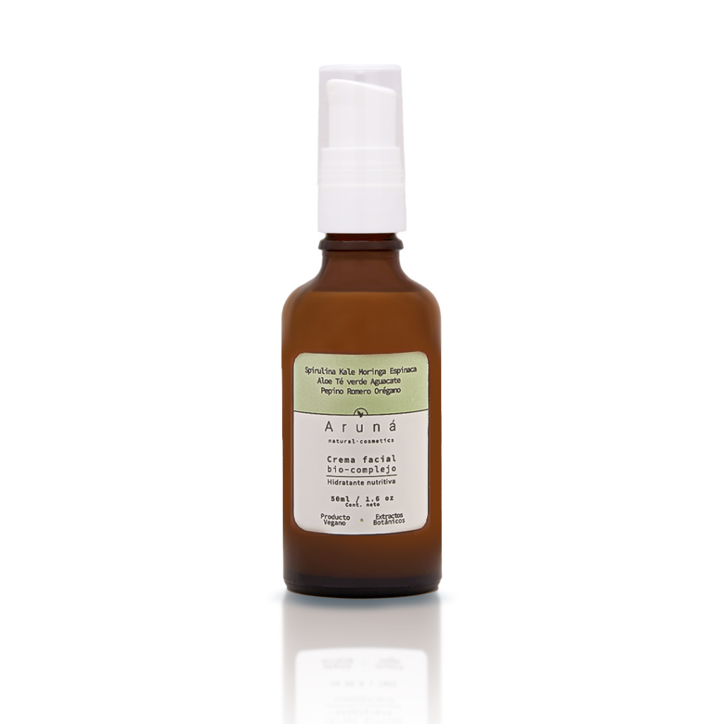 Crema facial bio-complejo hidratante nutritiva ARUNÁ - El Anaquel Verde