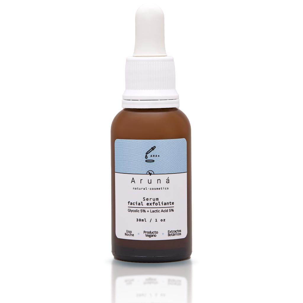 Sérum exfoliante ácido glicólico 5% + láctico ARUNÁ - El Anaquel Verde